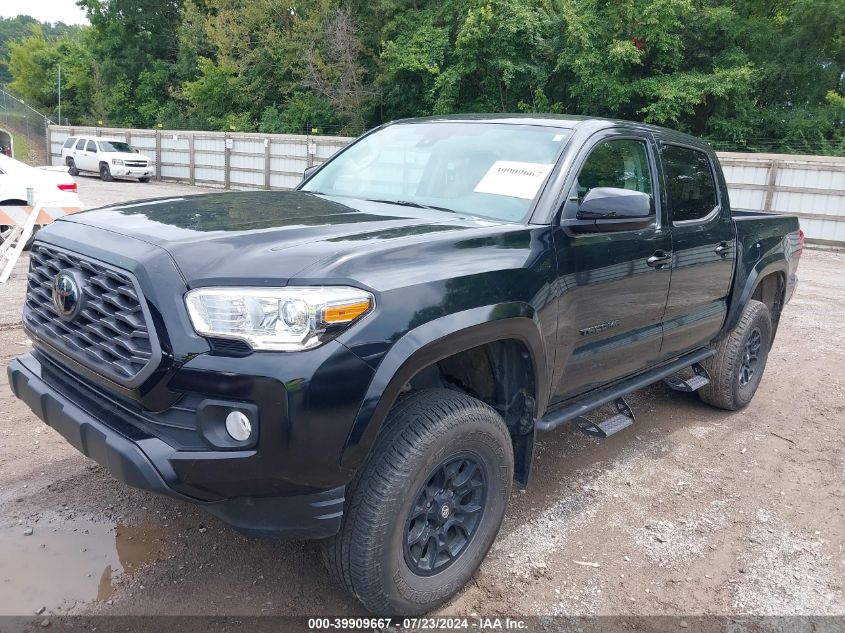 2022 Toyota Tacoma Sr5 V6 VIN: 3TMCZ5ANXNM493927 Lot: 39909667