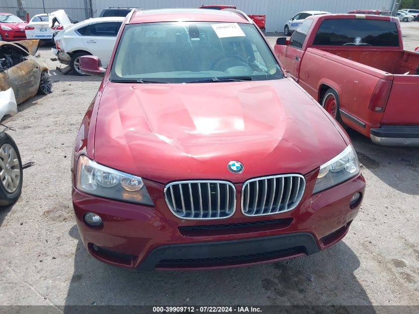 2011 BMW X3 xDrive28I VIN: 5UXWX5C59BL709228 Lot: 39909712