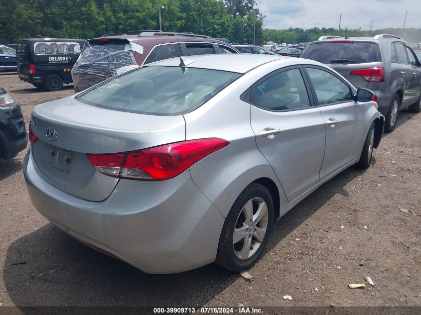 2013 Hyundai Elantra Gls VIN: 5NPDH4AE4DH336142 Lot: 39909713