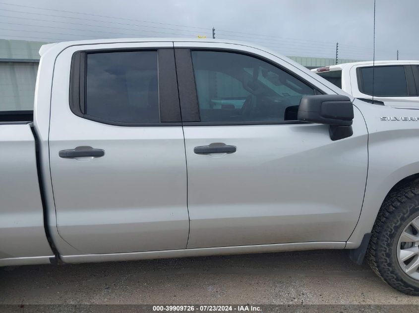 2021 Chevrolet Silverado 1500 2Wd Double Cab Standard Bed Custom VIN: 1GCRWBEK7MZ229708 Lot: 39909726