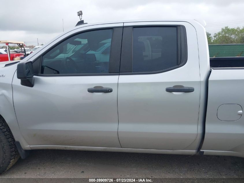 2021 Chevrolet Silverado 1500 2Wd Double Cab Standard Bed Custom VIN: 1GCRWBEK7MZ229708 Lot: 39909726