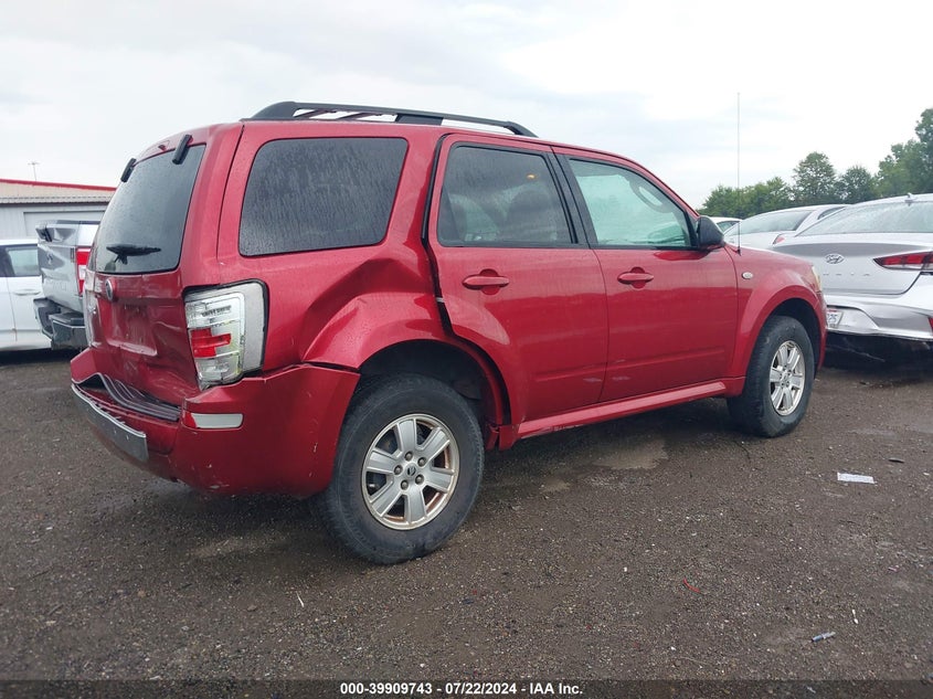 2009 Mercury Mariner I4 VIN: 4M2CU81749KJ03008 Lot: 39909743