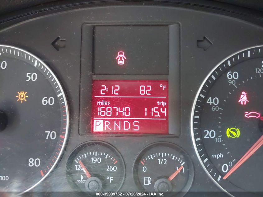 2008 Volkswagen Jetta Se/Sel VIN: 3VWRZ71K78M045352 Lot: 39909752