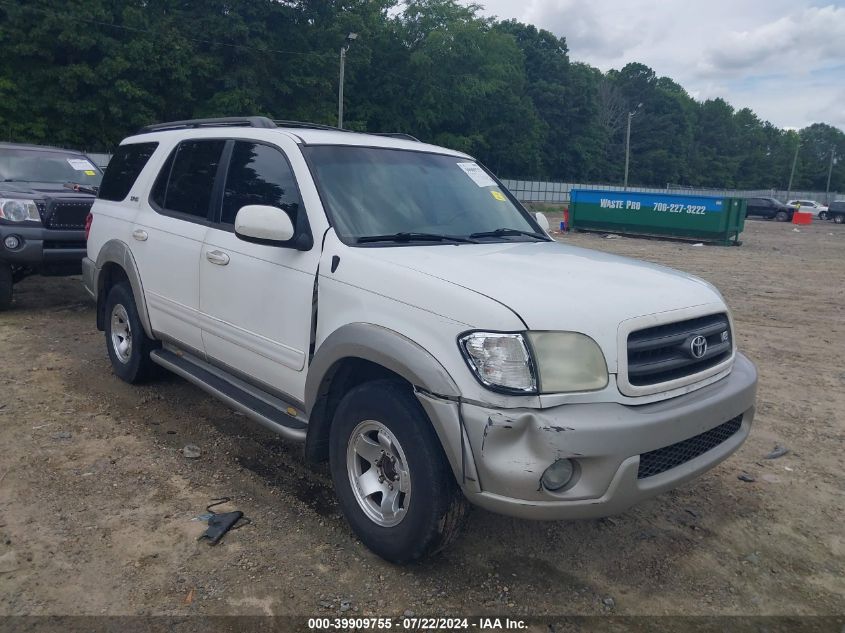 5TDZT34A12S124376 2002 Toyota Sequoia Sr5 V8