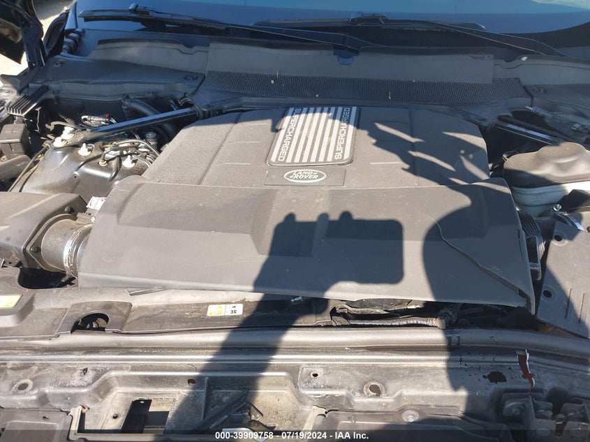 VIN SALGS2RE9JA507678 2018 LAND ROVER RANGE ROVER 5.0L V8 SUPERCHARGED