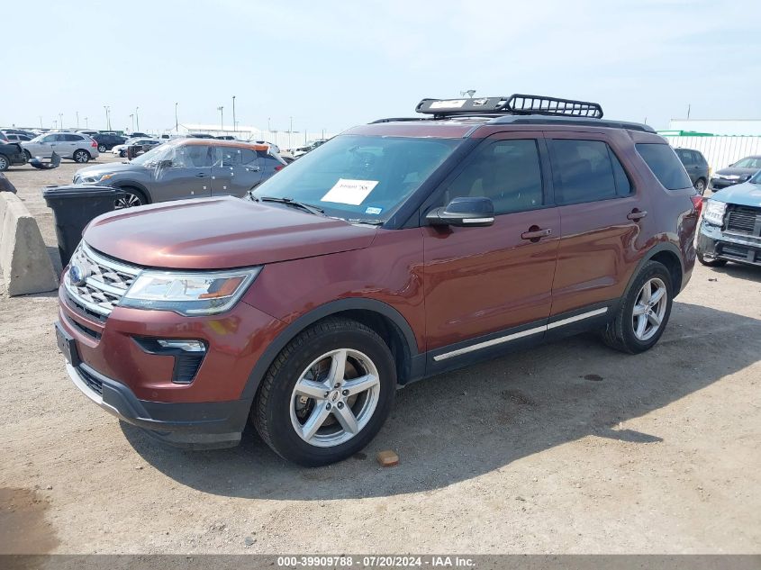 2018 Ford Explorer Xlt VIN: 1FM5K7D80JGA79232 Lot: 39909788