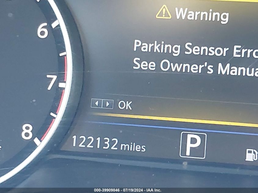 2016 Nissan Maxima 3.5 Sr VIN: 1N4AA6APXGC381547 Lot: 39909846