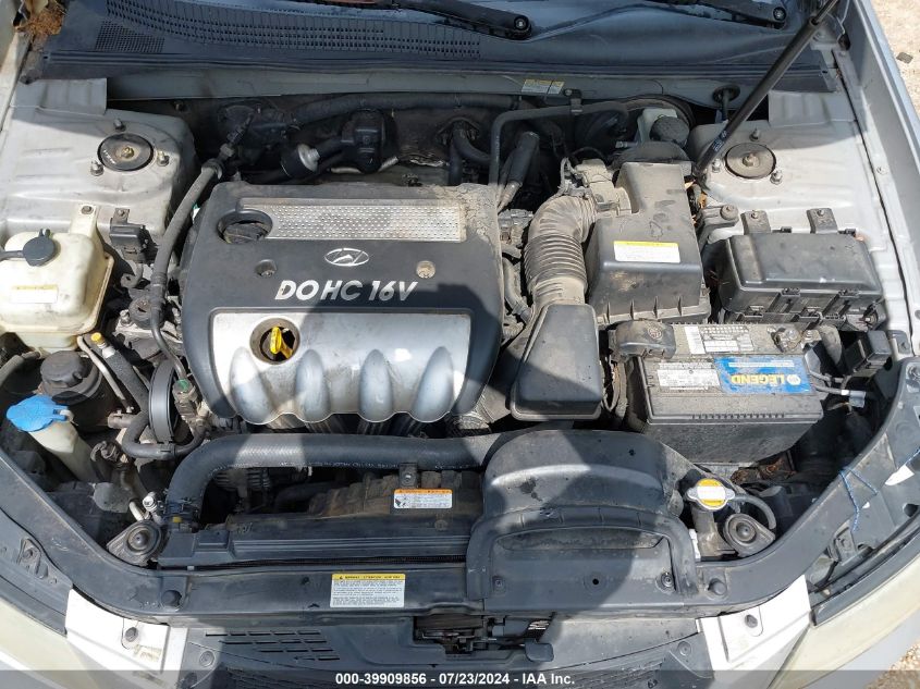 5NPEU46C26H176126 2006 Hyundai Sonata Gls