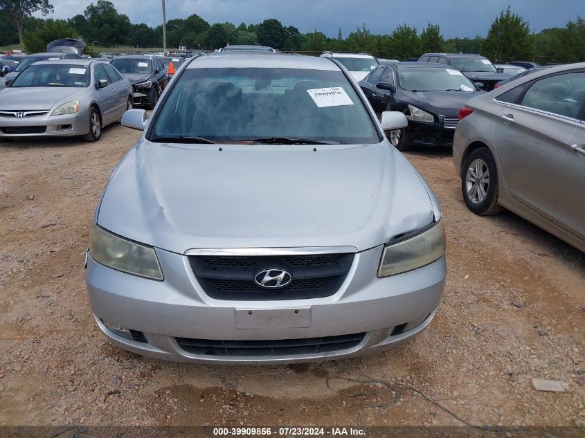 5NPEU46C26H176126 2006 Hyundai Sonata Gls