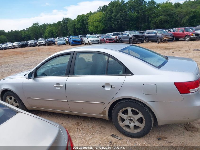 2006 Hyundai Sonata Gls VIN: 5NPEU46C26H176126 Lot: 39909856