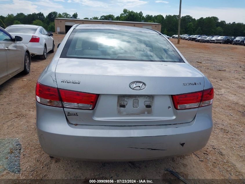 2006 Hyundai Sonata Gls VIN: 5NPEU46C26H176126 Lot: 39909856