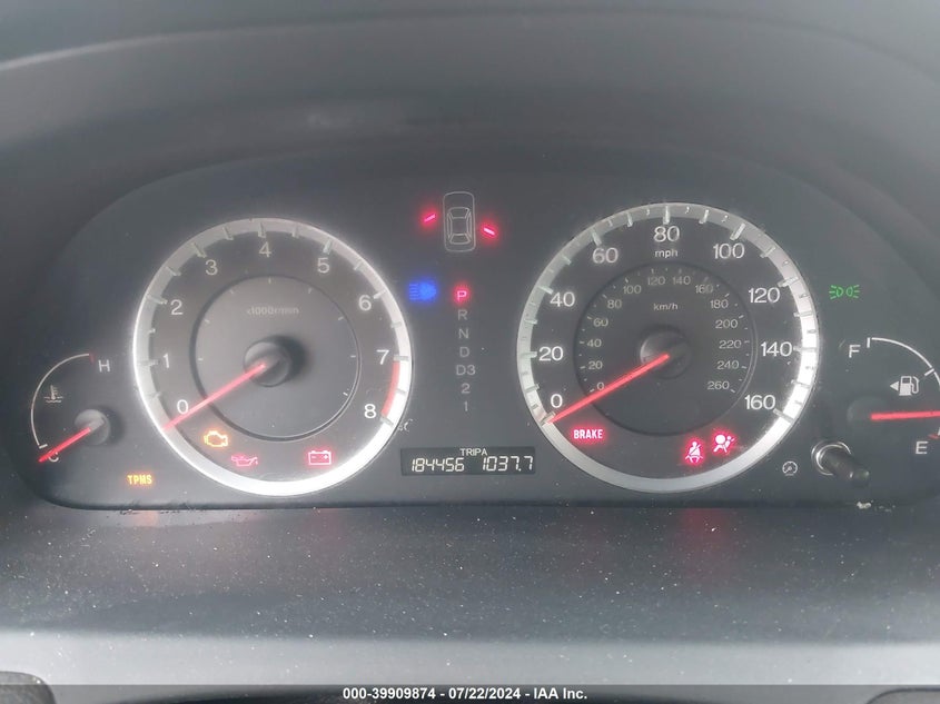 2009 Honda Accord 2.4 Ex-L VIN: 1HGCP26829A118769 Lot: 39909874