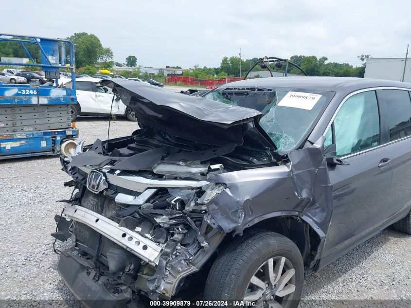 2019 Honda Pilot Ex VIN: 5FNYF5H37KB032994 Lot: 39909879