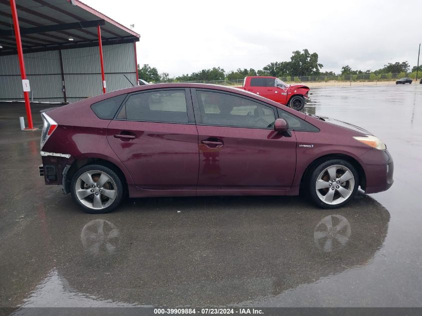 2013 Toyota Prius Three Se VIN: JTDKN3DU6D5610759 Lot: 39909884