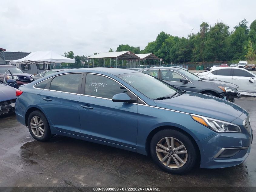 2017 Hyundai Sonata Se VIN: 5NPE24AF5HH482344 Lot: 39909899