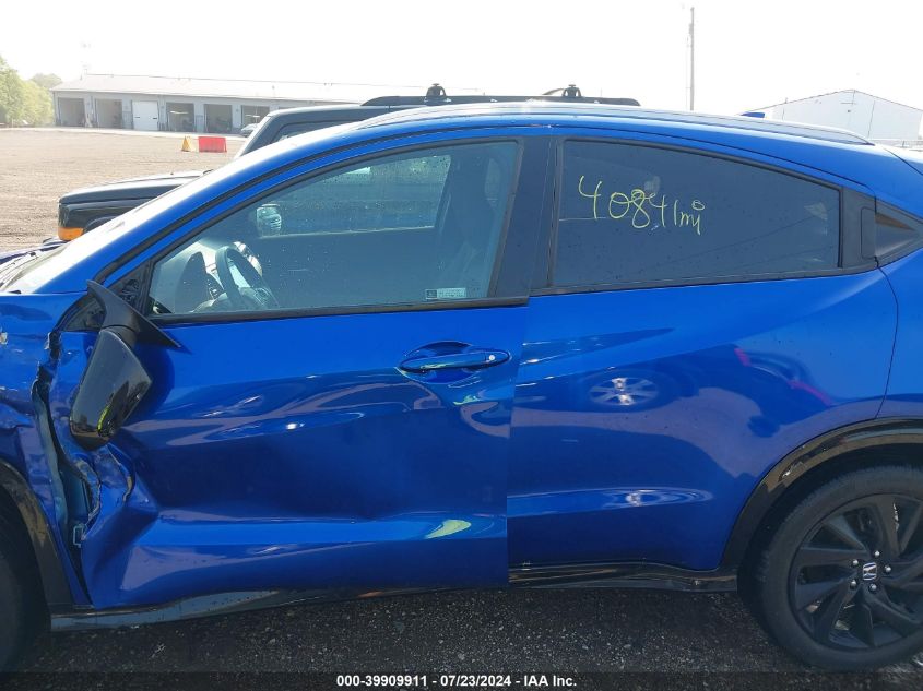 2021 Honda Hr-V Awd Sport VIN: 3CZRU6H15MM717115 Lot: 39909911