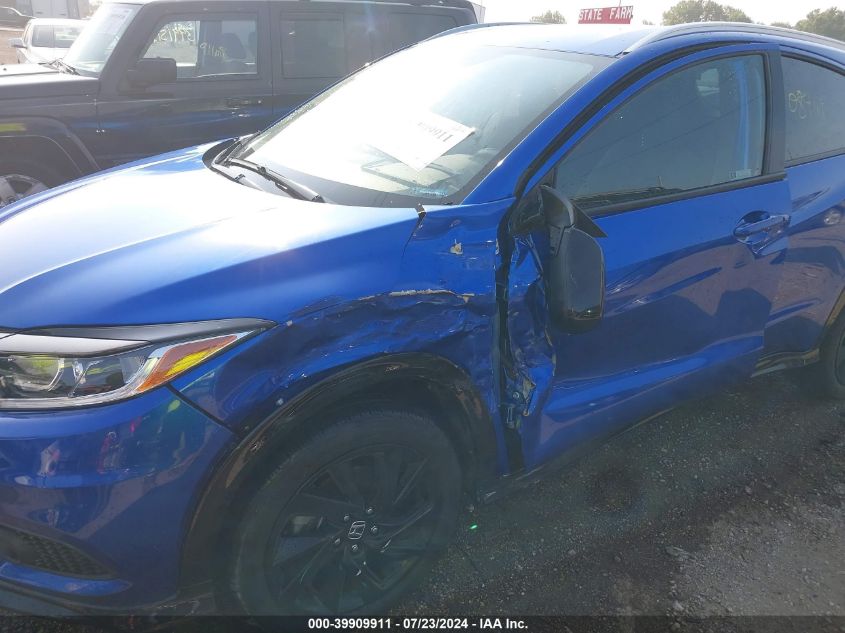 2021 Honda Hr-V Awd Sport VIN: 3CZRU6H15MM717115 Lot: 39909911