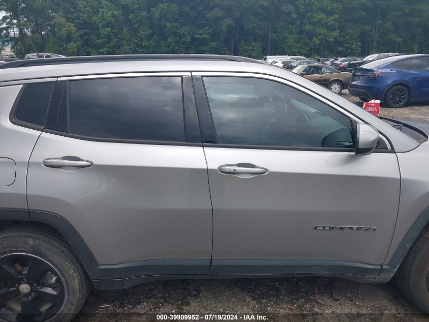 2018 Jeep Compass Latitude Fwd VIN: 3C4NJCBB8JT233731 Lot: 39909952