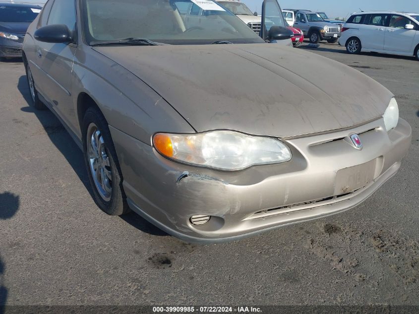 2002 Chevrolet Monte Carlo Ls VIN: 2G1WW15E929288458 Lot: 39909985