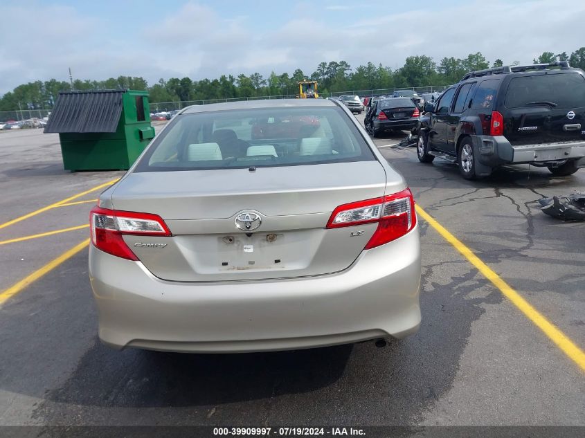 2013 Toyota Camry L/Se/Le/Xle VIN: 4T1BF1FK4DU718280 Lot: 39909997