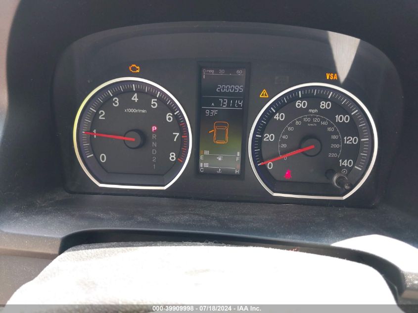 2008 Honda Cr-V Ex-L VIN: JHLRE48758C017035 Lot: 39909998