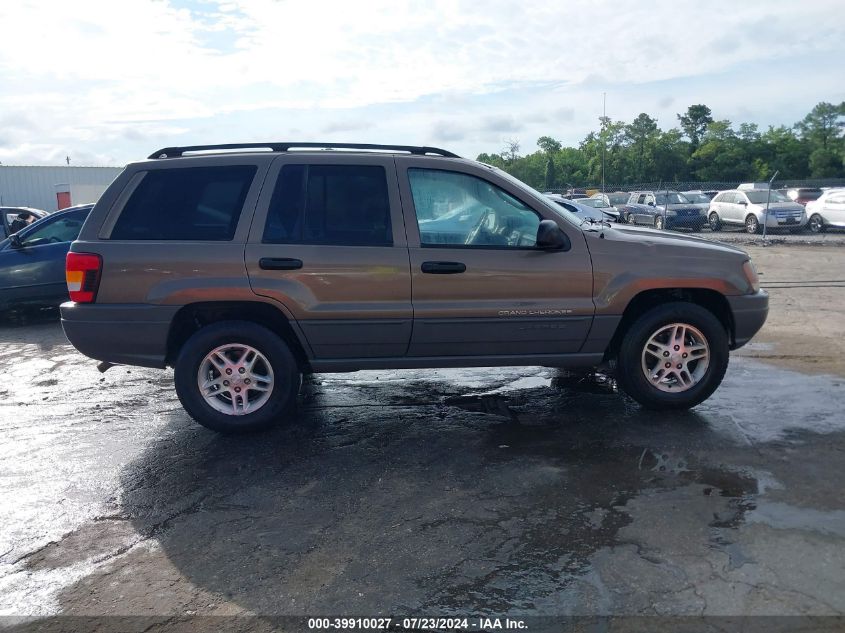 2002 Jeep Grand Cherokee Laredo VIN: 1J4GW48S12C295423 Lot: 39910027