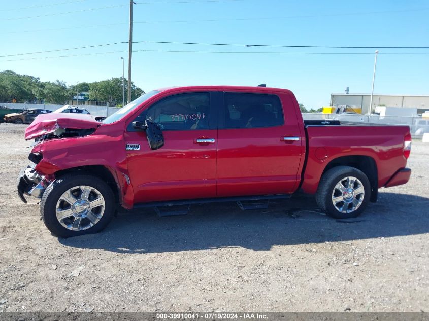 2020 Toyota Tundra Crewmax 1794/Crewmax Plat VIN: 5TFGY5F15LX256831 Lot: 39910041