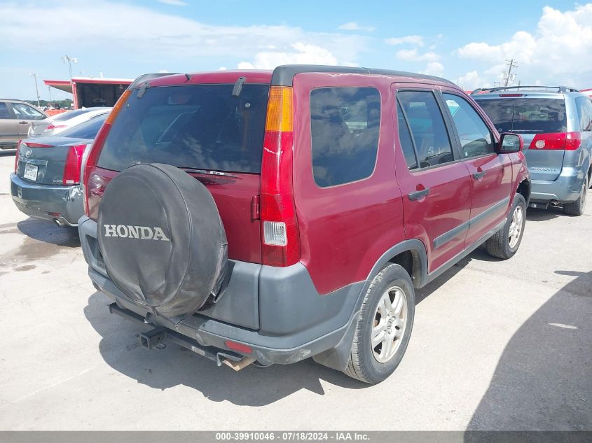 2003 Honda Cr-V Ex VIN: JHLRD78843C015542 Lot: 39910046