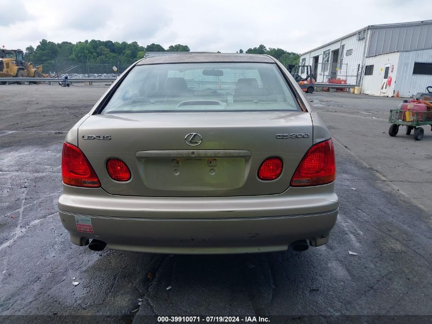 2001 Lexus Gs 300 VIN: JT8BD69S610131910 Lot: 39910071