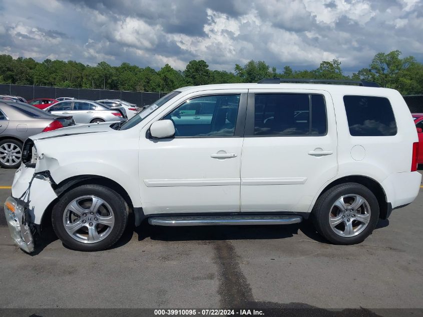 2012 Honda Pilot Ex-L VIN: 5FNYF3H56CB033805 Lot: 39910095