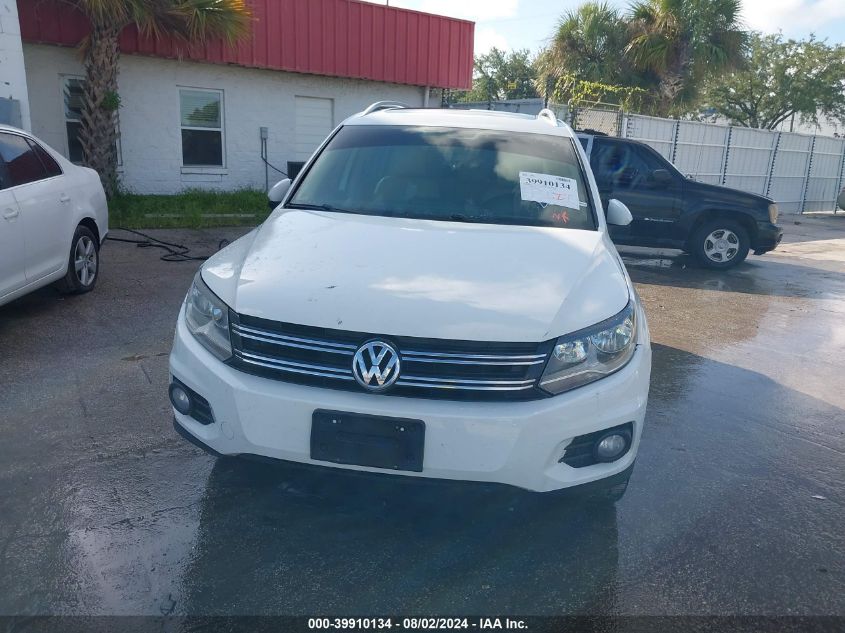 2015 Volkswagen Tiguan Se VIN: WVGAV7AX9FW596379 Lot: 39910134