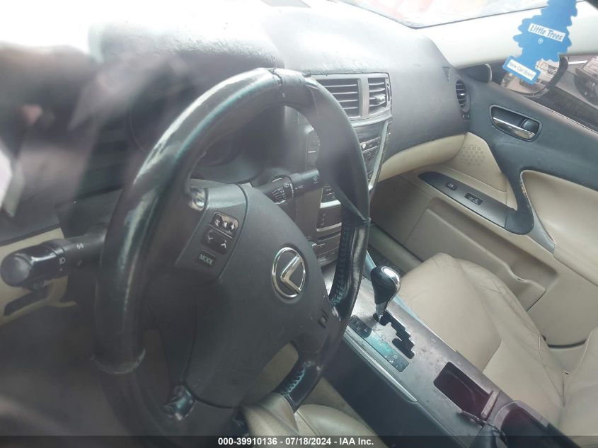 2007 Lexus Is 250 VIN: JTHBK262475049723 Lot: 39910136