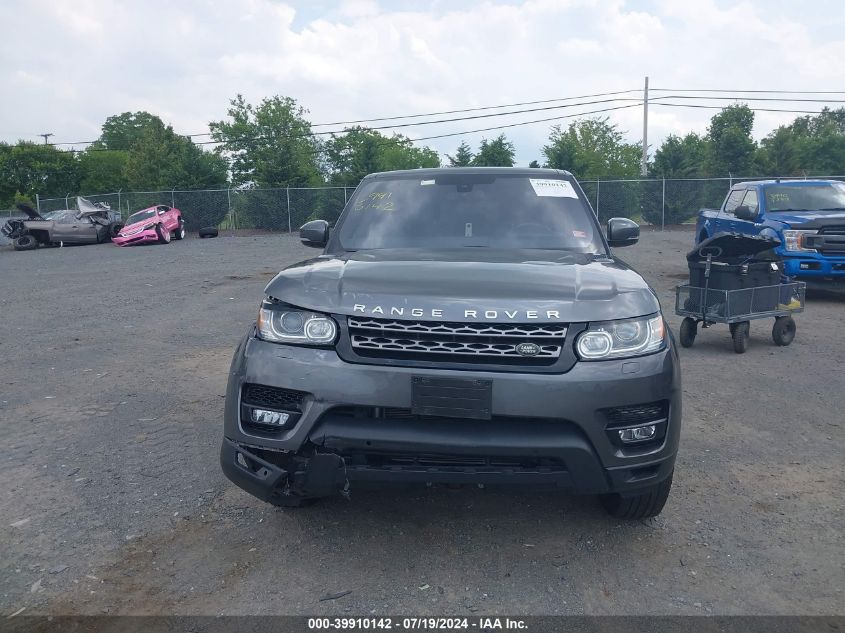 2016 Land Rover Range Rover Sport 3.0L V6 Turbocharged Diesel Se Td6 VIN: SALWG2KF5GA662883 Lot: 39910142