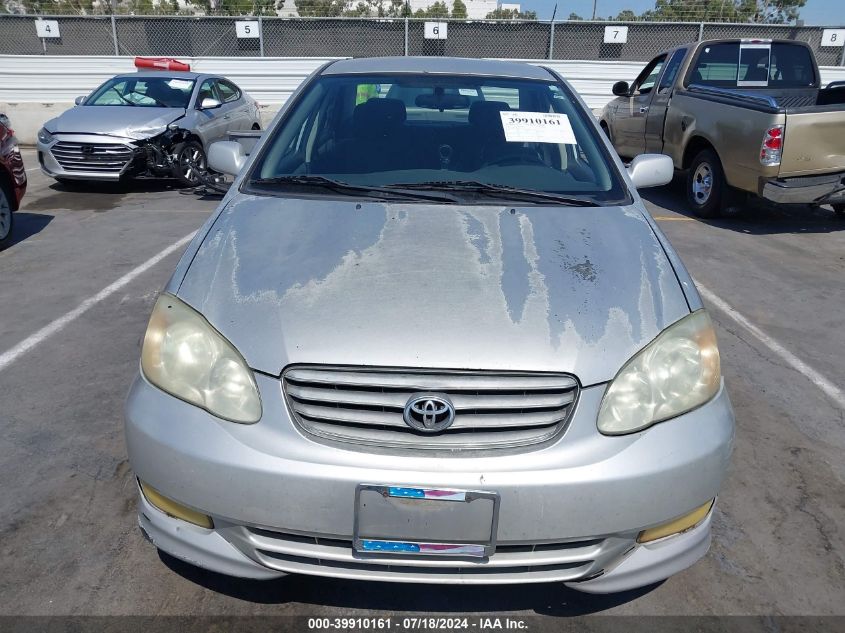 2003 Toyota Corolla S VIN: 1NXBR32E13Z153133 Lot: 39910161
