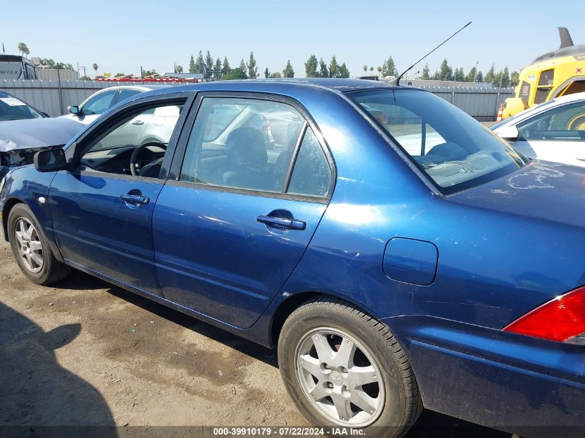 2002 Mitsubishi Lancer Ls VIN: JA3AJ36E42U015505 Lot: 39910179