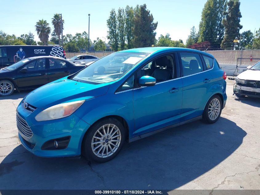 2014 Ford C-Max Hybrid Sel VIN: 1FADP5BU2EL516043 Lot: 39910180