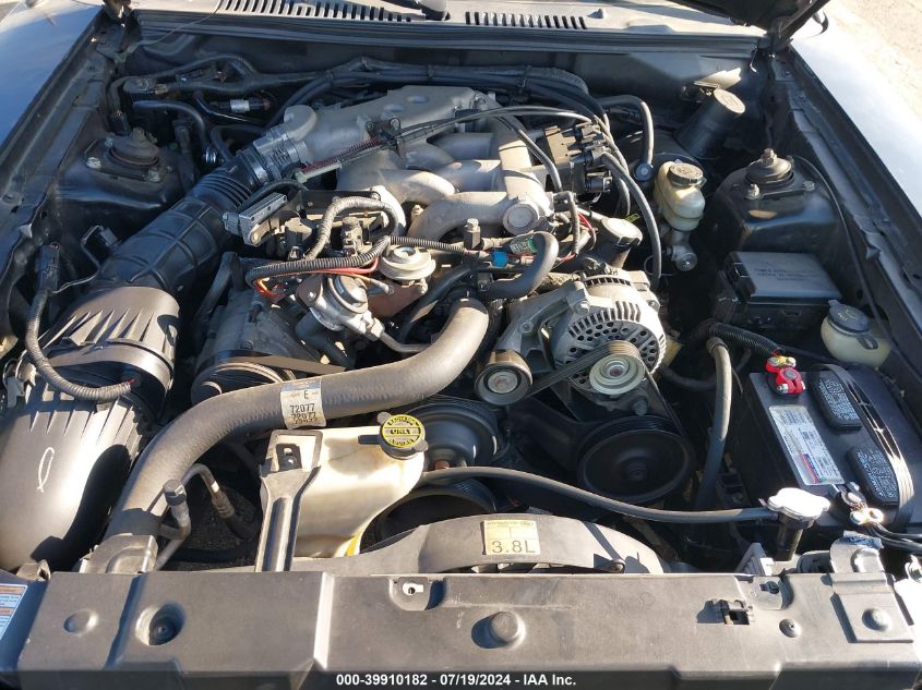 2000 Ford Mustang VIN: 1FAFP4041YF128844 Lot: 39910182