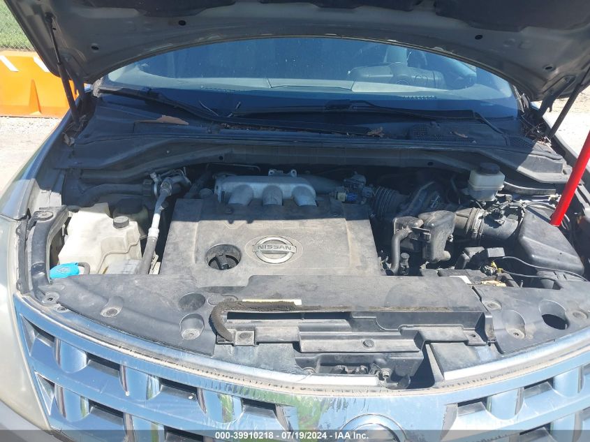 2004 Nissan Murano Sl VIN: JN8AZ08T54W218208 Lot: 39910218