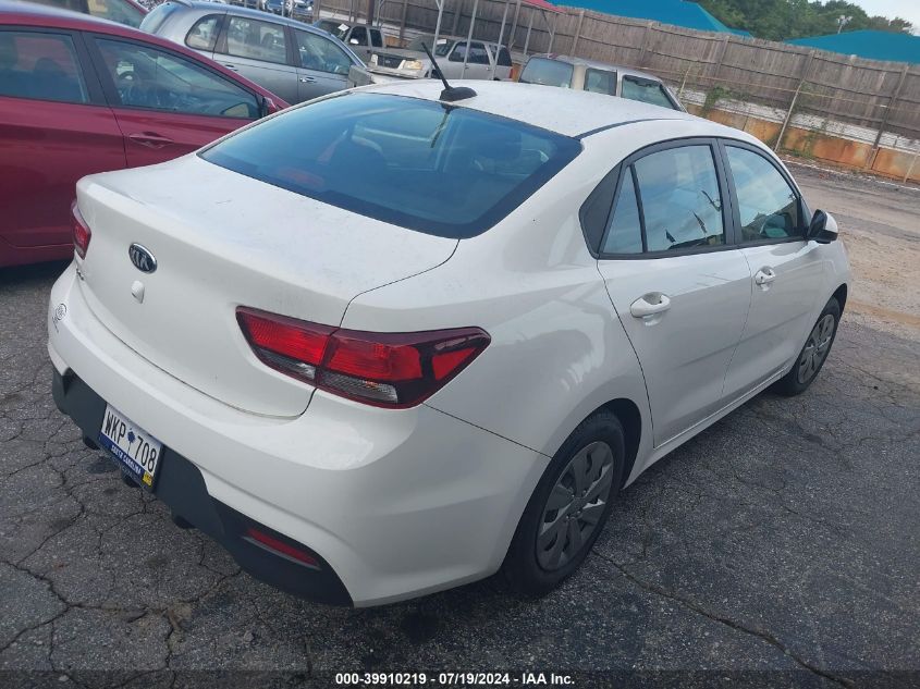 2019 Kia Rio Lx VIN: 3KPA24AB0KE210758 Lot: 39910219