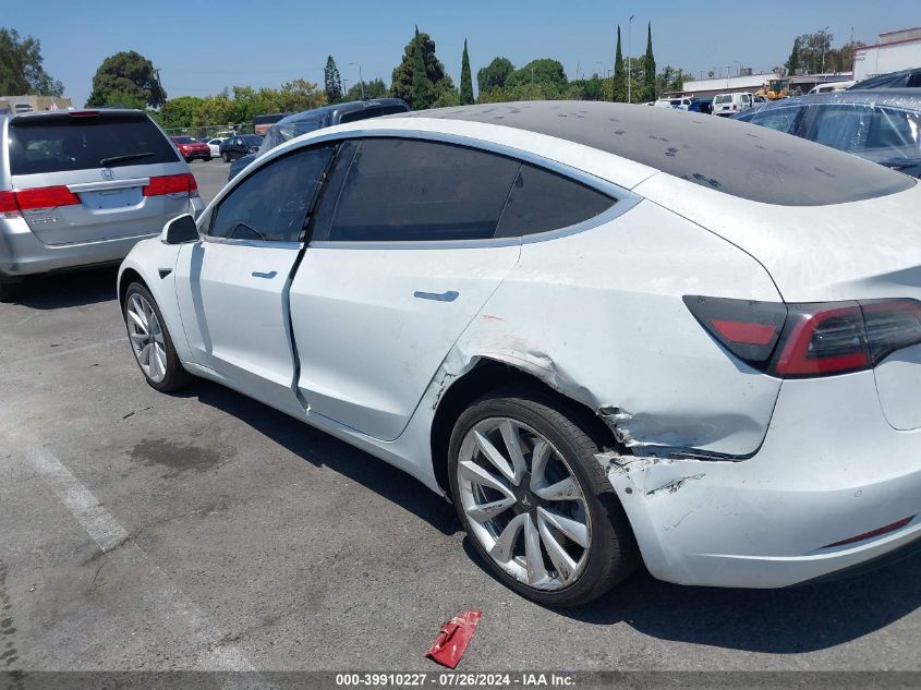 2018 Tesla Model 3 VIN: 5YJ3E1EA9JF039081 Lot: 39910227