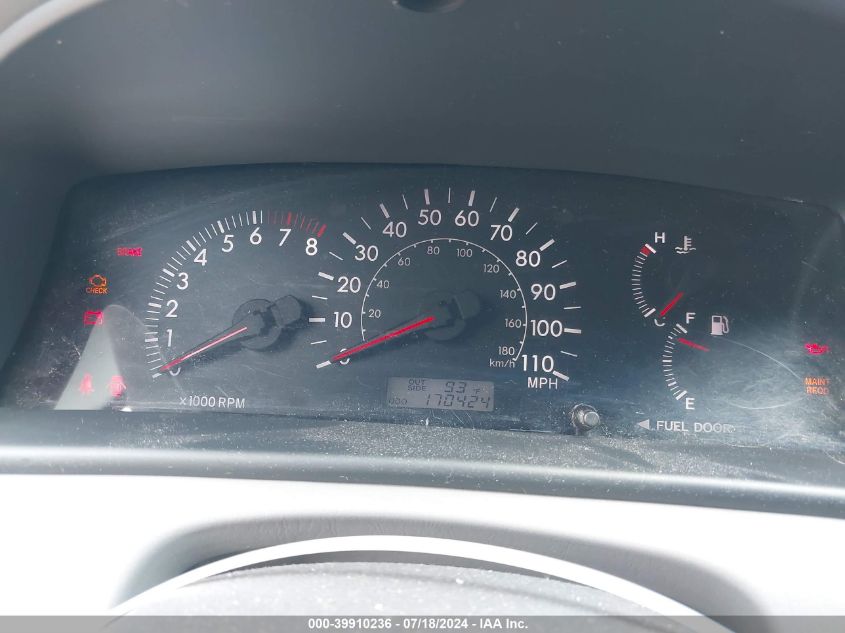 2005 Toyota Corolla Le VIN: 2T1BR32E05C416412 Lot: 39910236