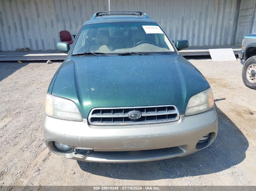 2000 Subaru Outback Limited VIN: 4S3BH6862Y7616878 Lot: 39910248