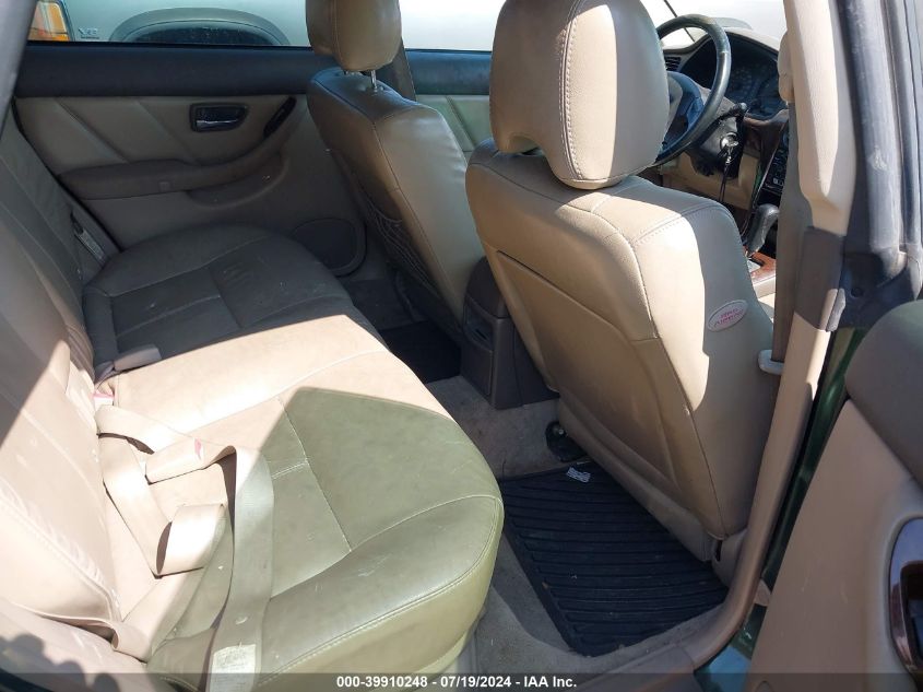 2000 Subaru Outback Limited VIN: 4S3BH6862Y7616878 Lot: 39910248