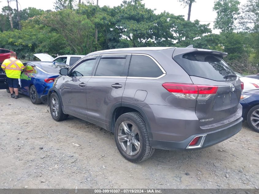 2019 Toyota Highlander Limited Platinum VIN: 5TDYZRFH3KS315563 Lot: 39910307