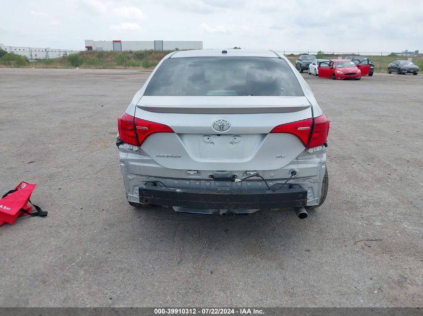 2017 Toyota Corolla Se VIN: 2T1BURHE6HC800515 Lot: 39910312