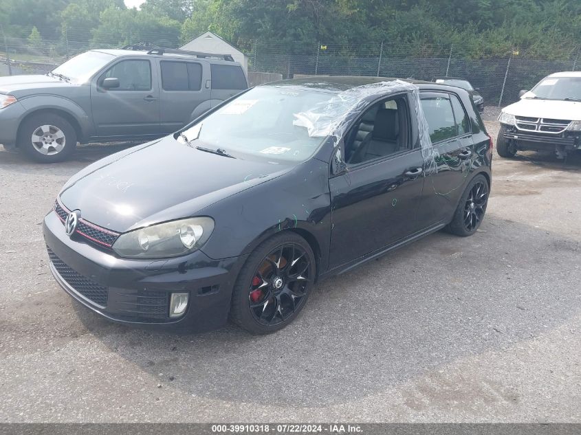 2010 Volkswagen Gti 4-Door VIN: WVWGD7AJXAW364945 Lot: 39910318