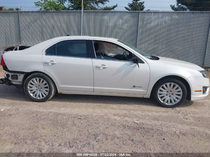2010 Ford Fusion Hybrid VIN: 3FADP0L32AR365595 Lot: 39910338