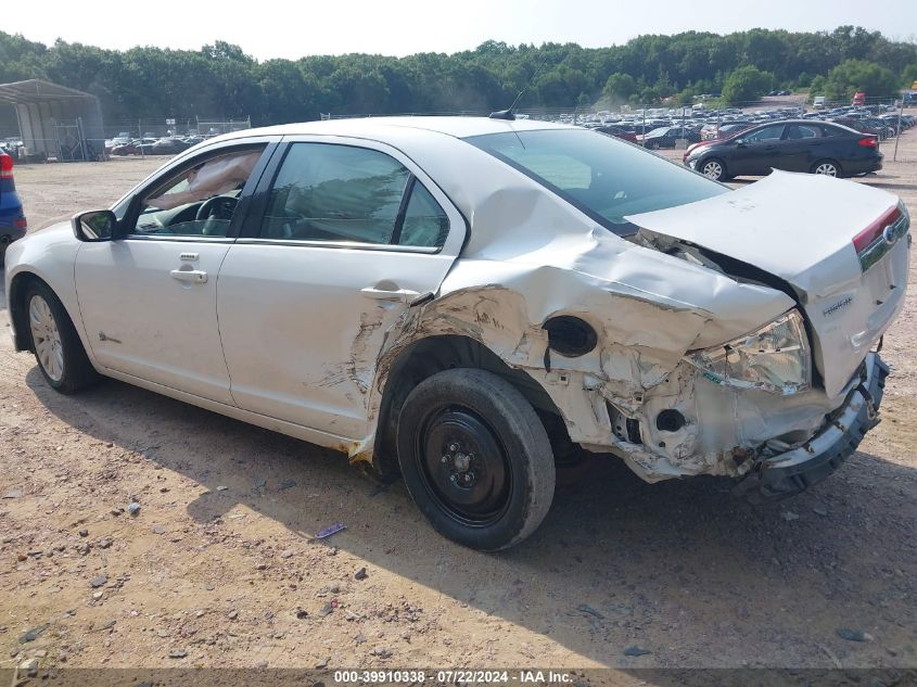 2010 Ford Fusion Hybrid VIN: 3FADP0L32AR365595 Lot: 39910338