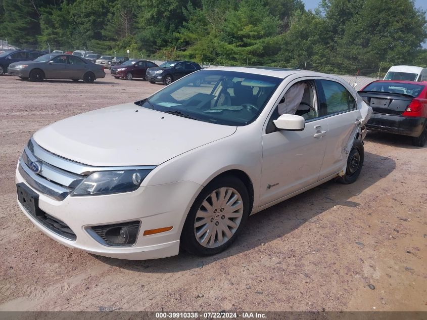 2010 Ford Fusion Hybrid VIN: 3FADP0L32AR365595 Lot: 39910338