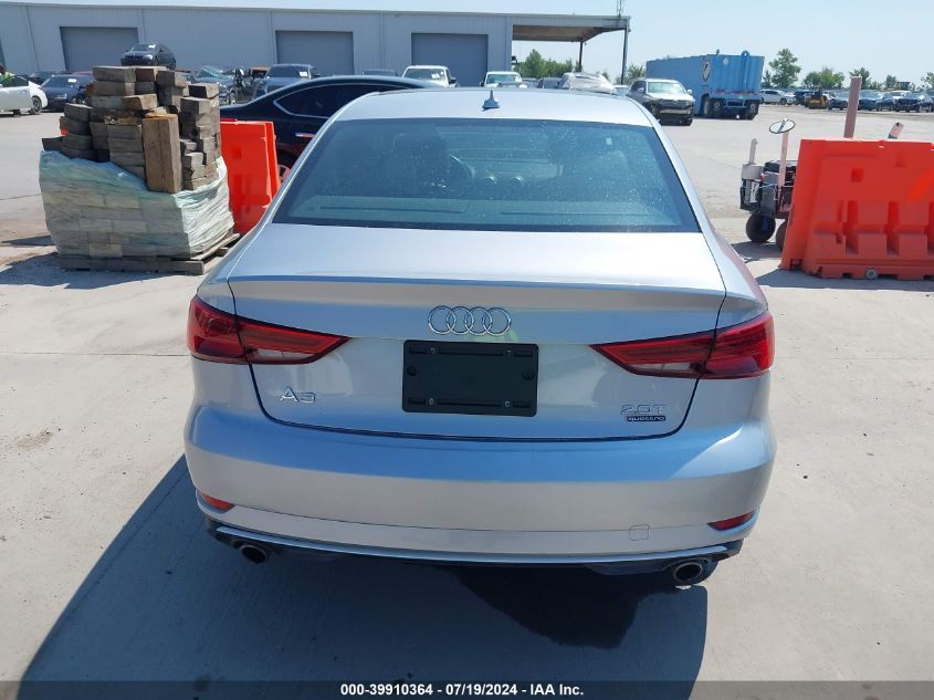 2018 Audi A3 2.0T Premium/2.0T Tech Premium VIN: WAUB8GFF2J1031359 Lot: 39910364